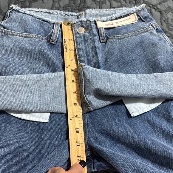 [NEW JEANS] X OIOI sz small layered skirt denim pants OI1C2MPL97BLA OFFICIAL MD - Picture 8 of 16